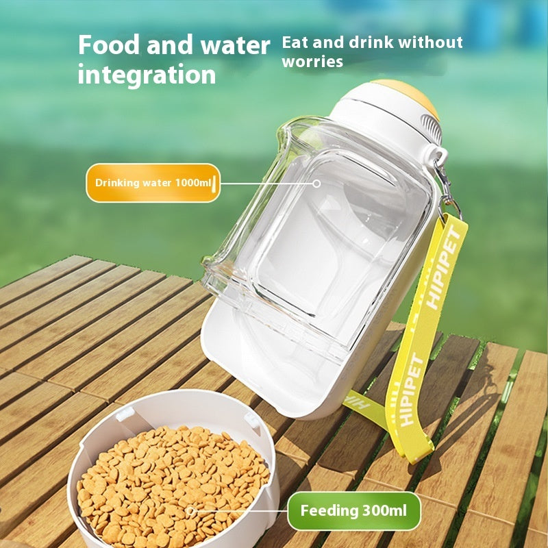 2 In 1 Water Dispenser And Food Bowl