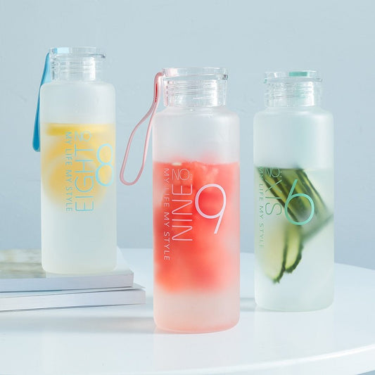 Frosted Water Bottle