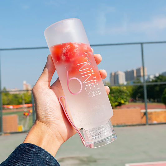 Frosted Water Bottle