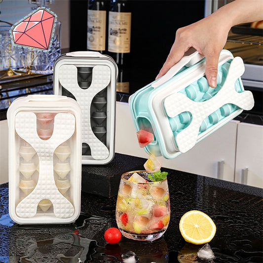 2 in 1 Ice Ball Mold Water Bottle