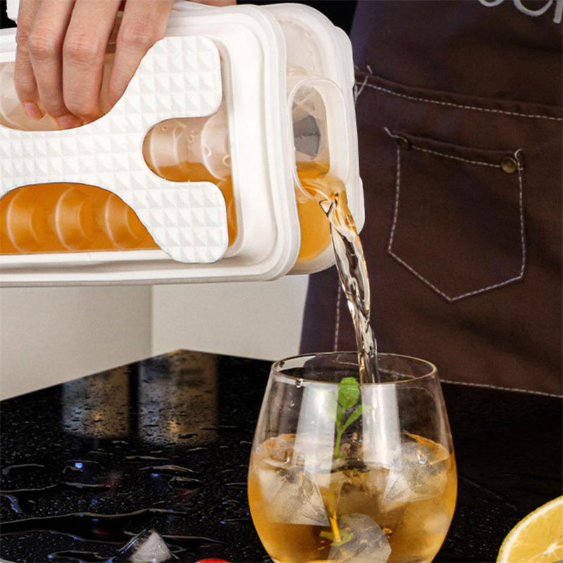 2 in 1 Ice Ball Mold Water Bottle