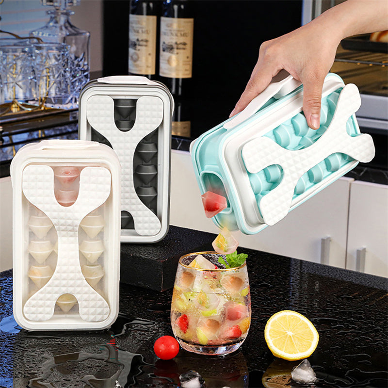 2 in 1 Ice Ball Mold Water Bottle